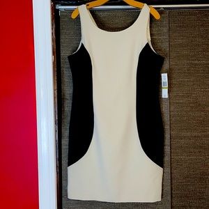NWT Sleeveless Sharagano Dress. size 14
